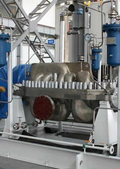 Axially-split one and two stage pumps3